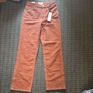 Rolla’s Terracotta Corduroy Trousers